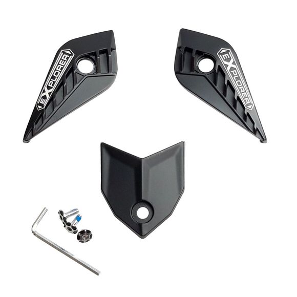 LS2 MX701 helmet display boards - BlackRef: Ls1425 / 800701Scs03