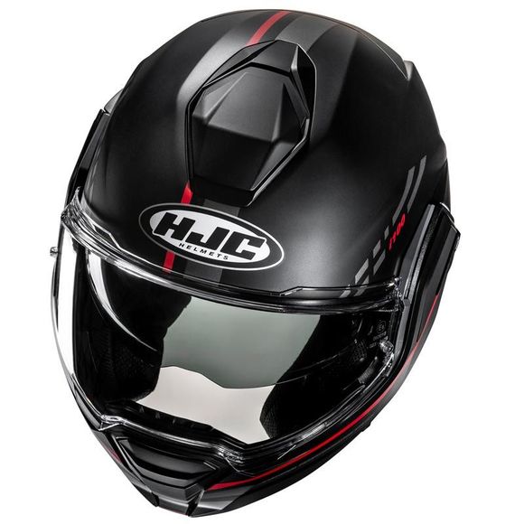 Casque modulable HJC I100 - SYSMA - Rouge / NoirRef : HJ1328
