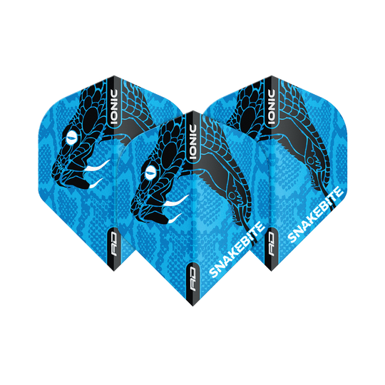 Red Dragon Hardcore Ionic Snakebite Blue Head Standard Flights