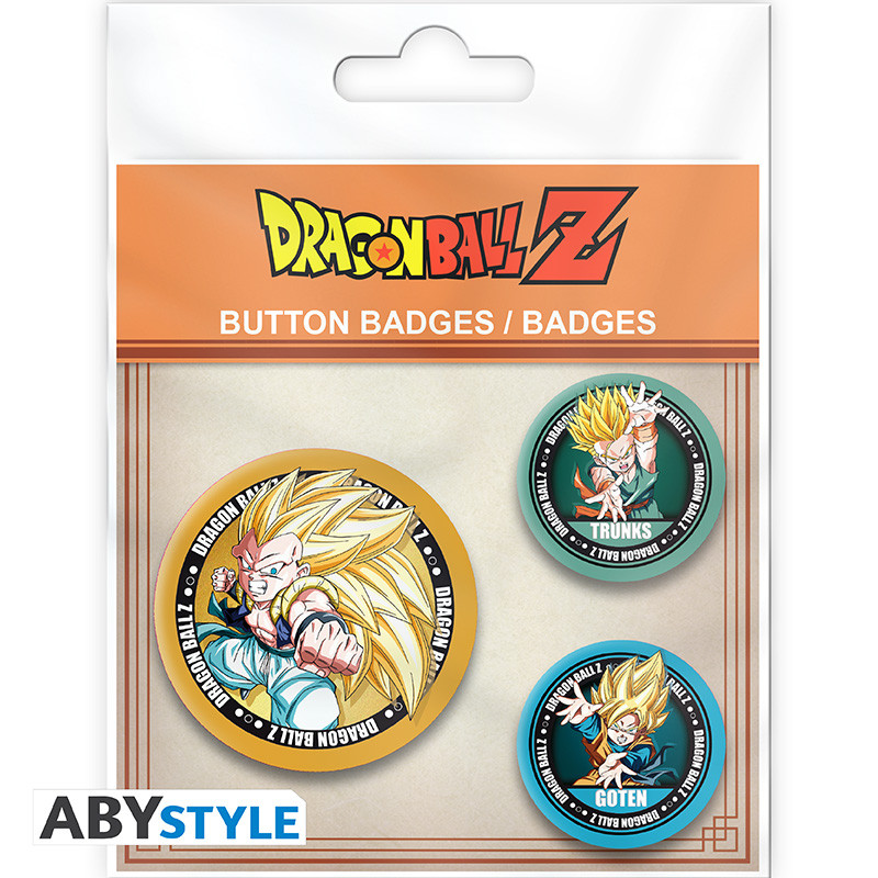 DRAGON BALL Z Badge Pack Trunks, Goten & Gotrunks
