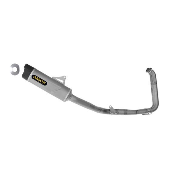 Ligne Complète Arrow Indy Race Titane Racing - Collecteur Titane - GrisRef : AW0885 / 71250CKZ