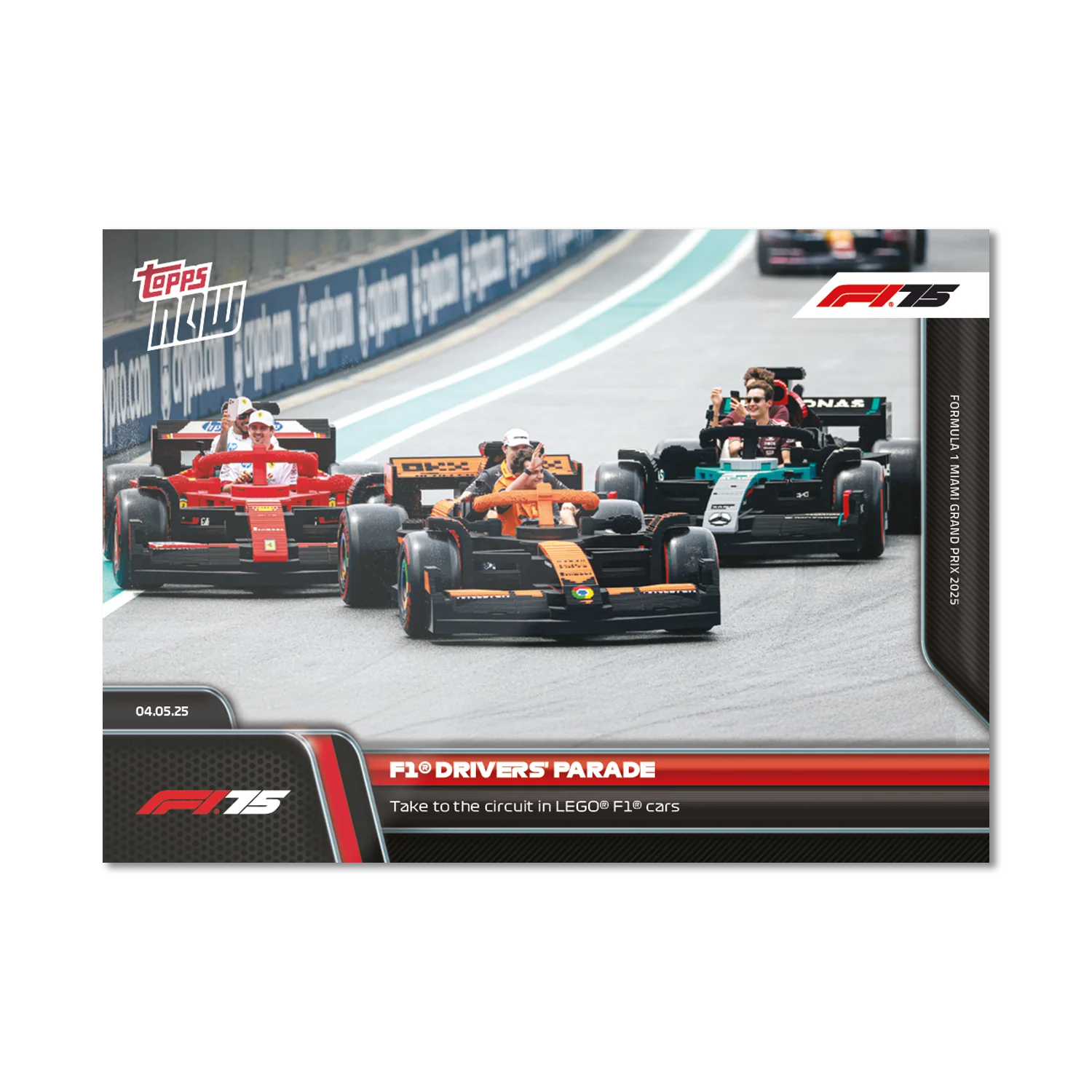 F1® Drivers' Parade - 2025 Formula 1® Topps NOW® - Card 36
