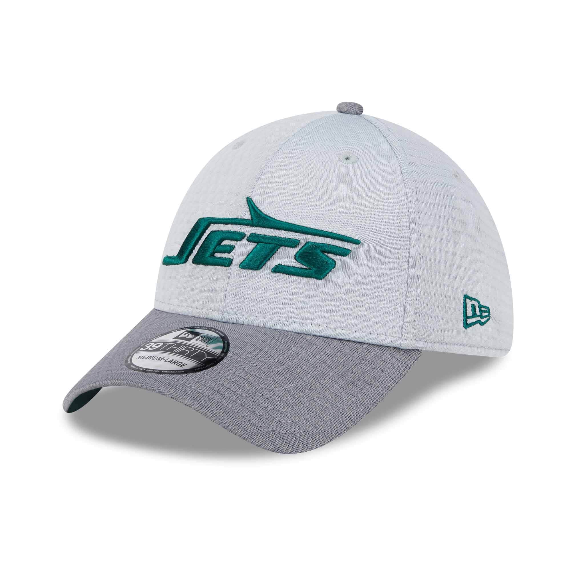 New York Jets 2024 NFL Training Camp New Era 39THIRTY Flex Cap Gray