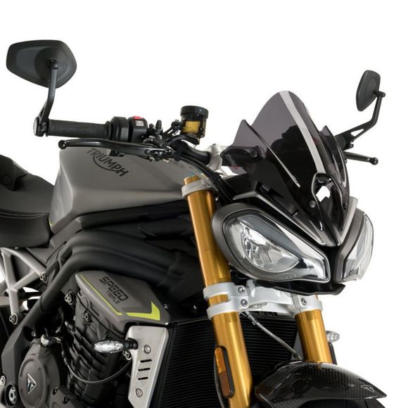 Puig SPORT Windscreen - GreyTRIUMPH 1200 SPEED ​​TRIPLE 1200 RS - 2021 - 2025Ref: 20795