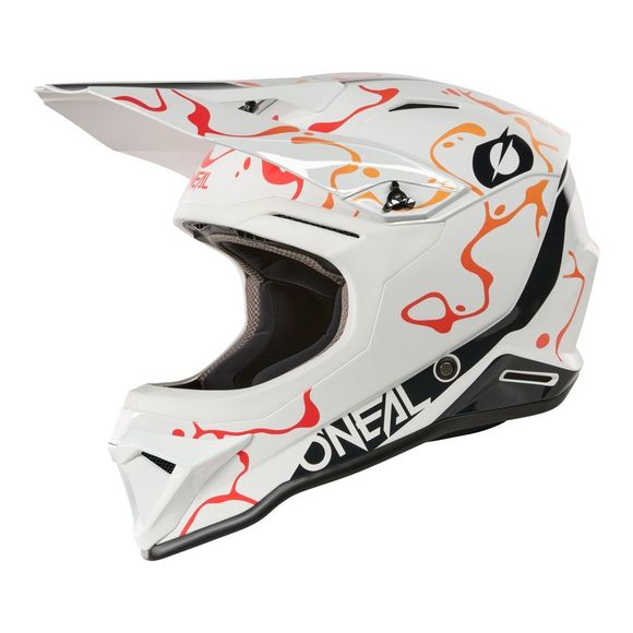 O'Neal 1SRS cross helmet - Splash 2025 - White / OrangeRef: OL2190