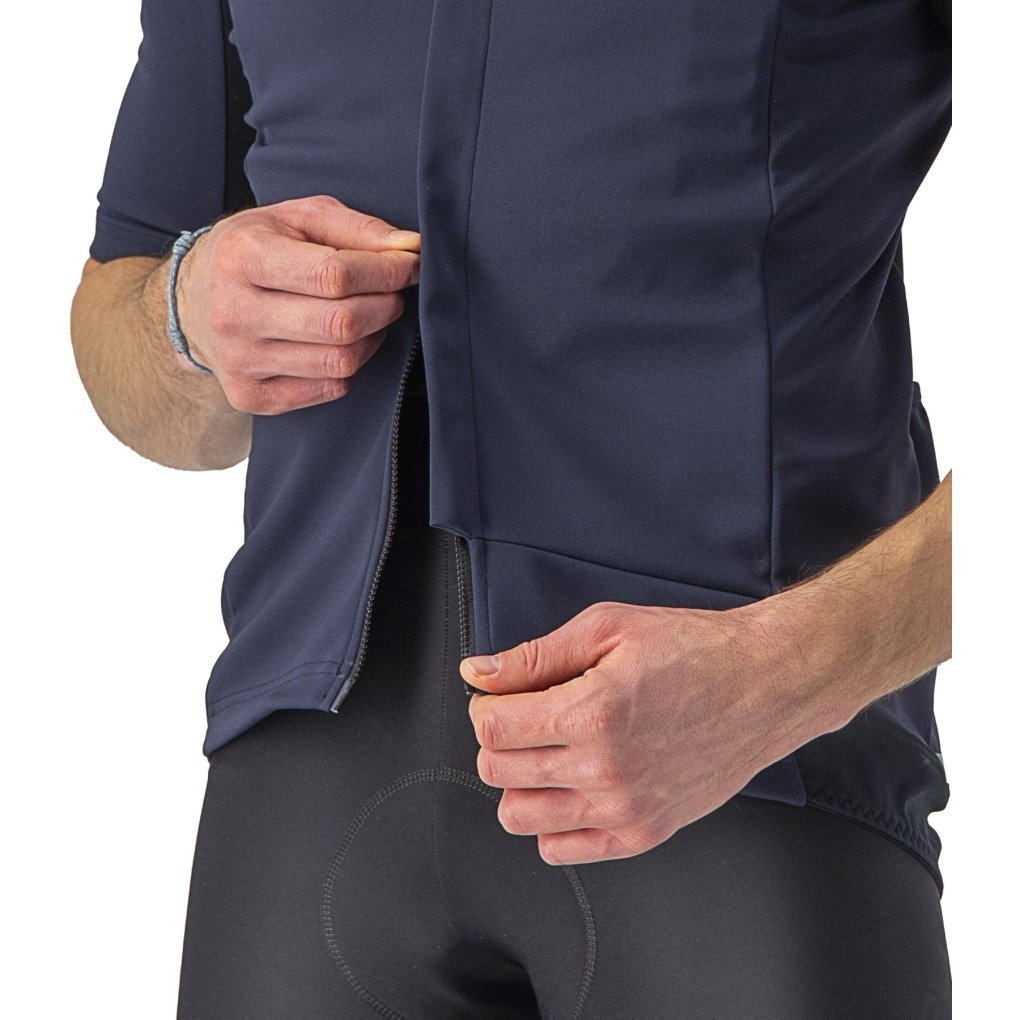 Castelli Gabba RoS 2 Short Sleeve Jacket Men - belgian blue/silver grey 424