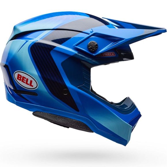 Bell MOTO-10 SPHERICAL ET3 CORTEZ 2026 cross helmet - BlueRef: EL0865
