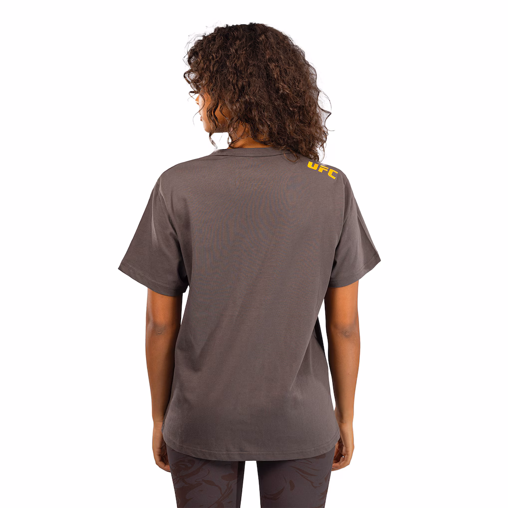 Women's UFC Fusion by Venum Brown Fight Week Plain T-Shirt