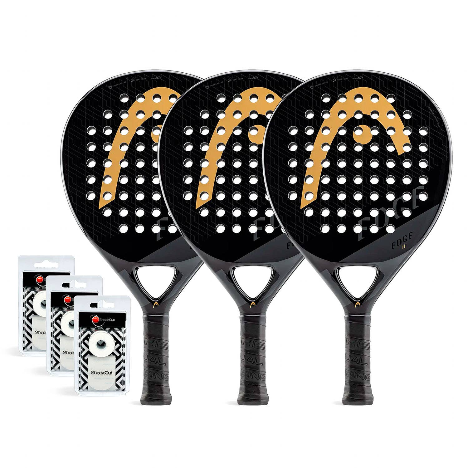 TRIPACK HEAD EDGE II BLACK