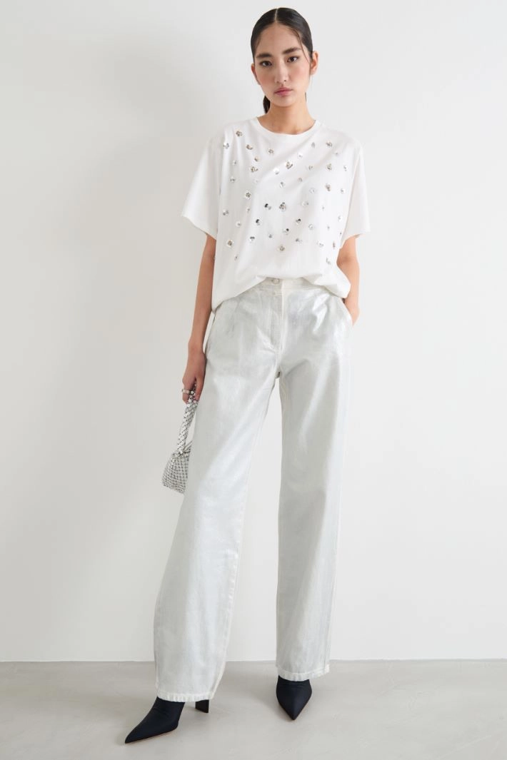 Printed T-shirt - WHITE