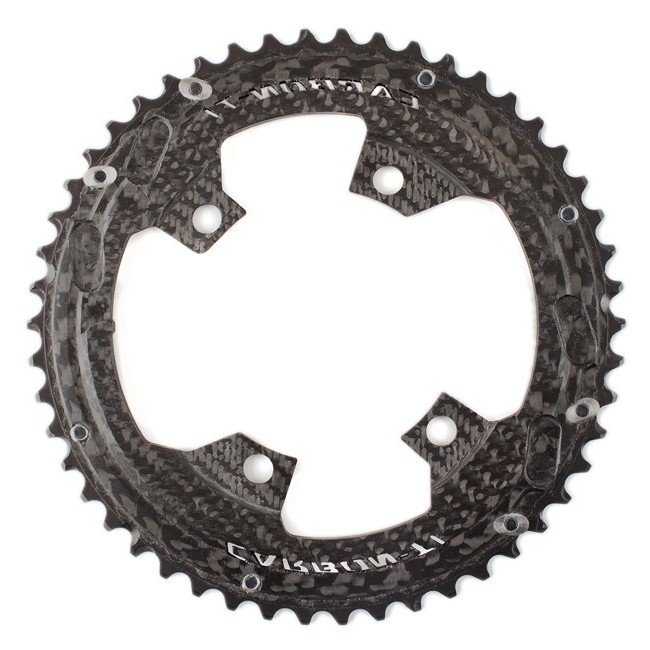 Carbon-Ti X-CarboRing Chainring - 107mm - X-AXS - black