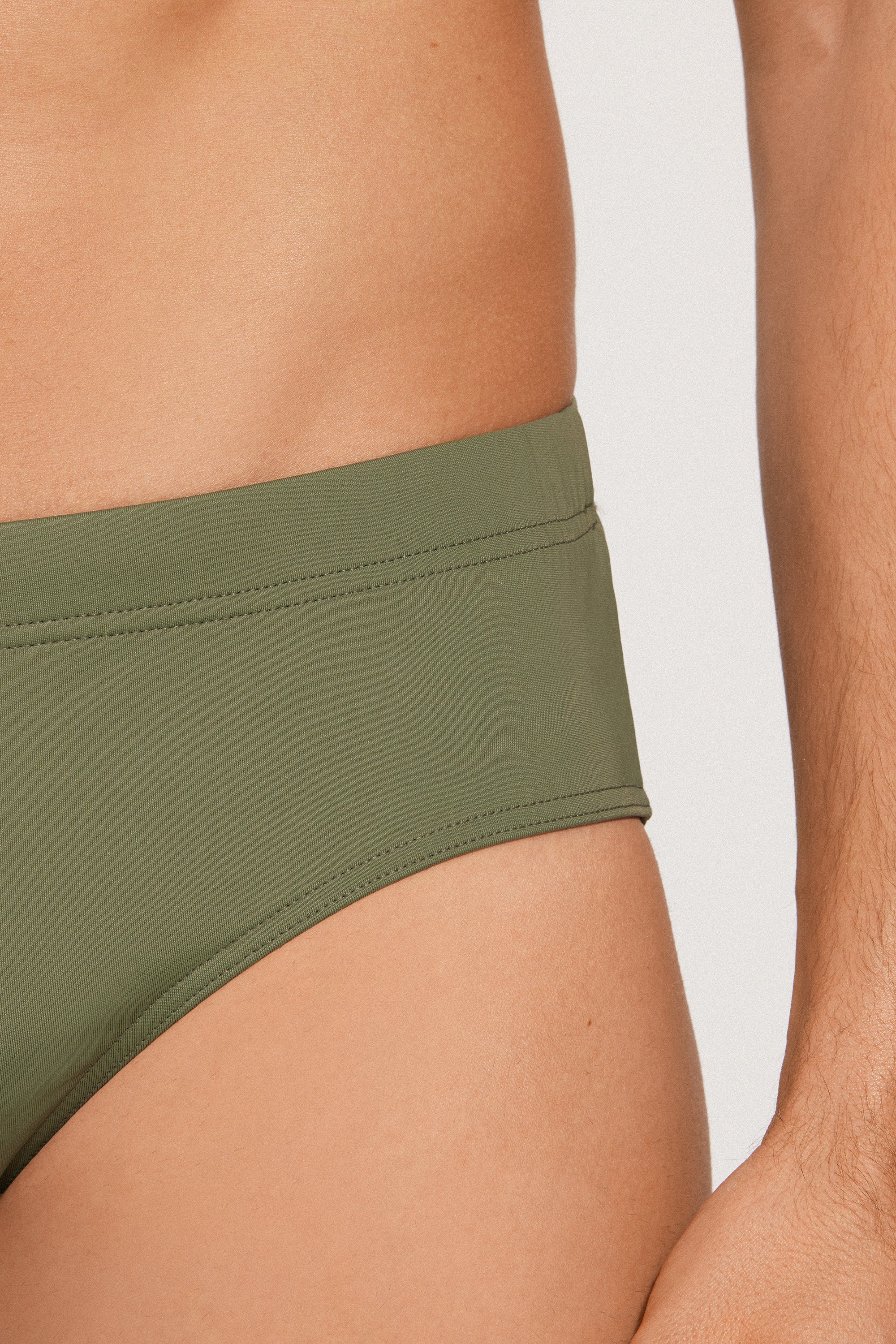 Basic Plain Colour Microfibre Swimming Trunks