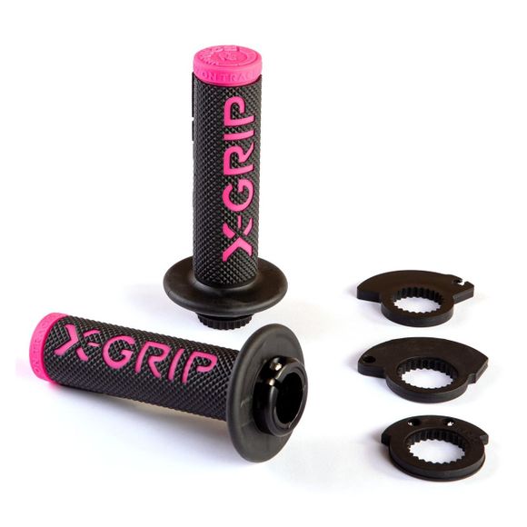 X-GRIP GRIPS LOCK Universal Handlebar Grips - PinkRef: Xgr0071 / 0513Xg2140