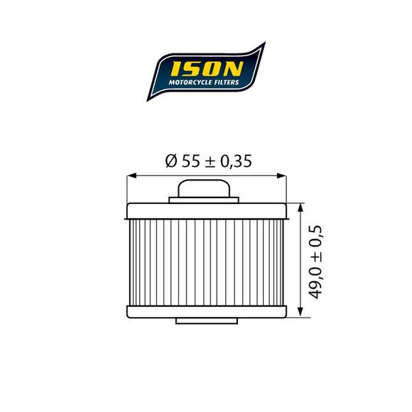 Ison 145 ELEMENT Oil Filter Original TypeRef: ISON 145