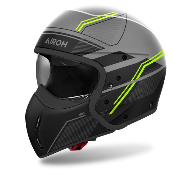 Casque modulable Airoh J110 - SLIM - JauneRef : AR1452-C8350