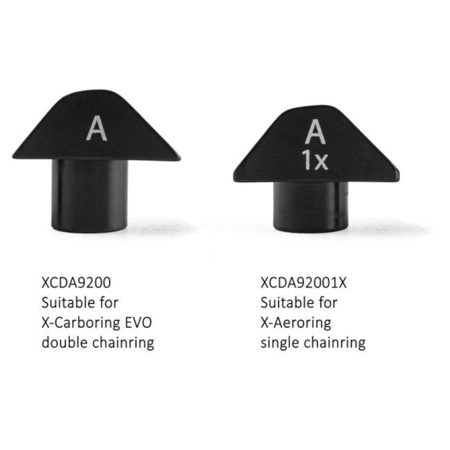 Carbon-Ti X-Cover 1X Chainring Bolts - DA9200 - black