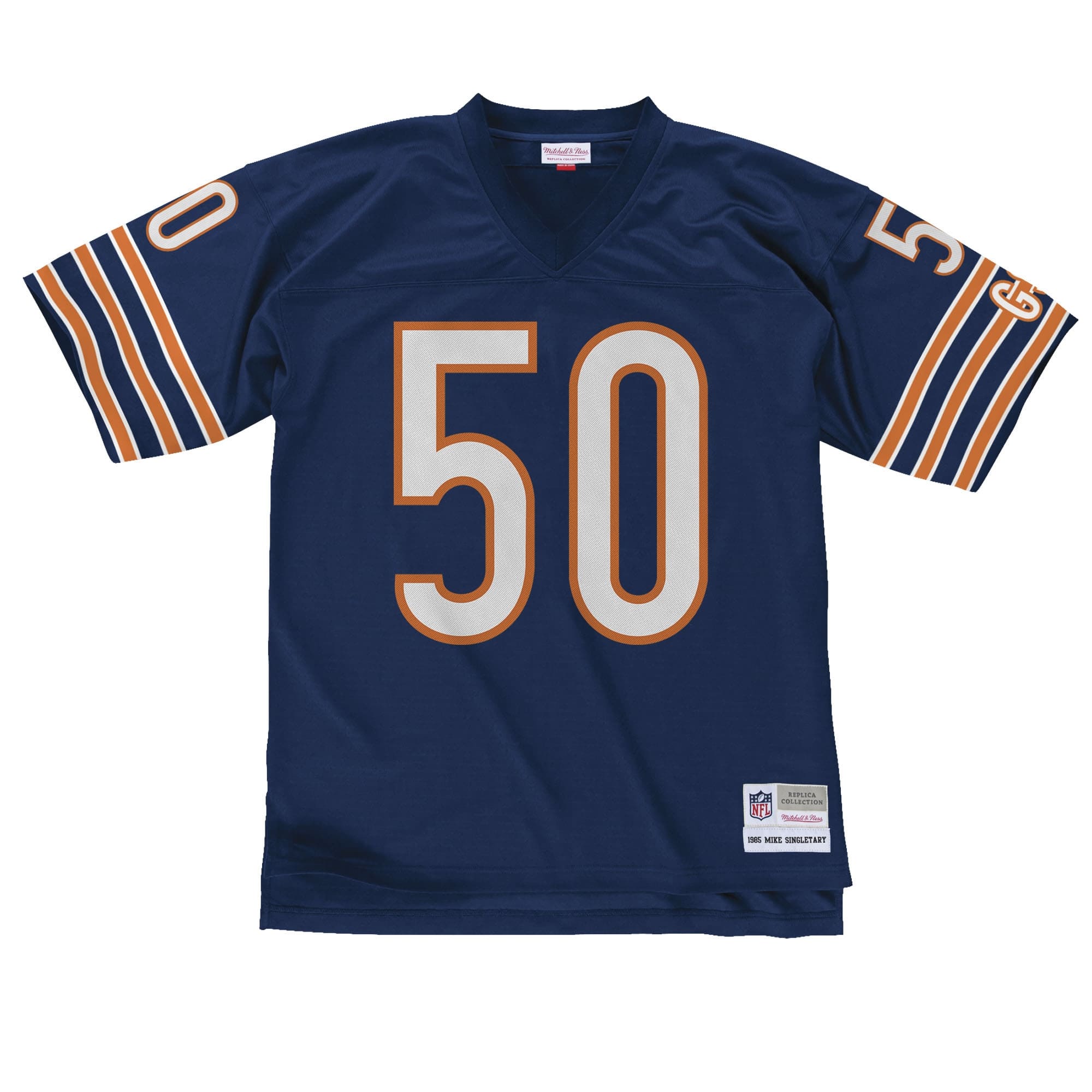 Mike Singletary #50 Chicago Bears Mitchell & Ness Throwback NFL Jersey Navy