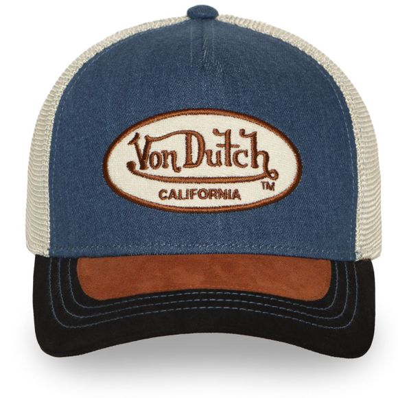 Casquette Von Dutch SHIELD - Noir / BleuRef : VDH0325 / VD/1/CT/SHIELD/02-TU