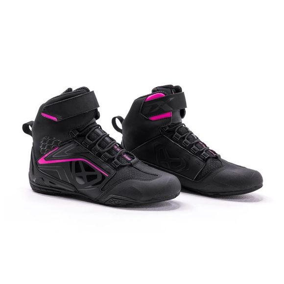 Baskets Moto Ixon KILLER WATERPROOF LADY - Noir / RoseRef : IX1697-C42786