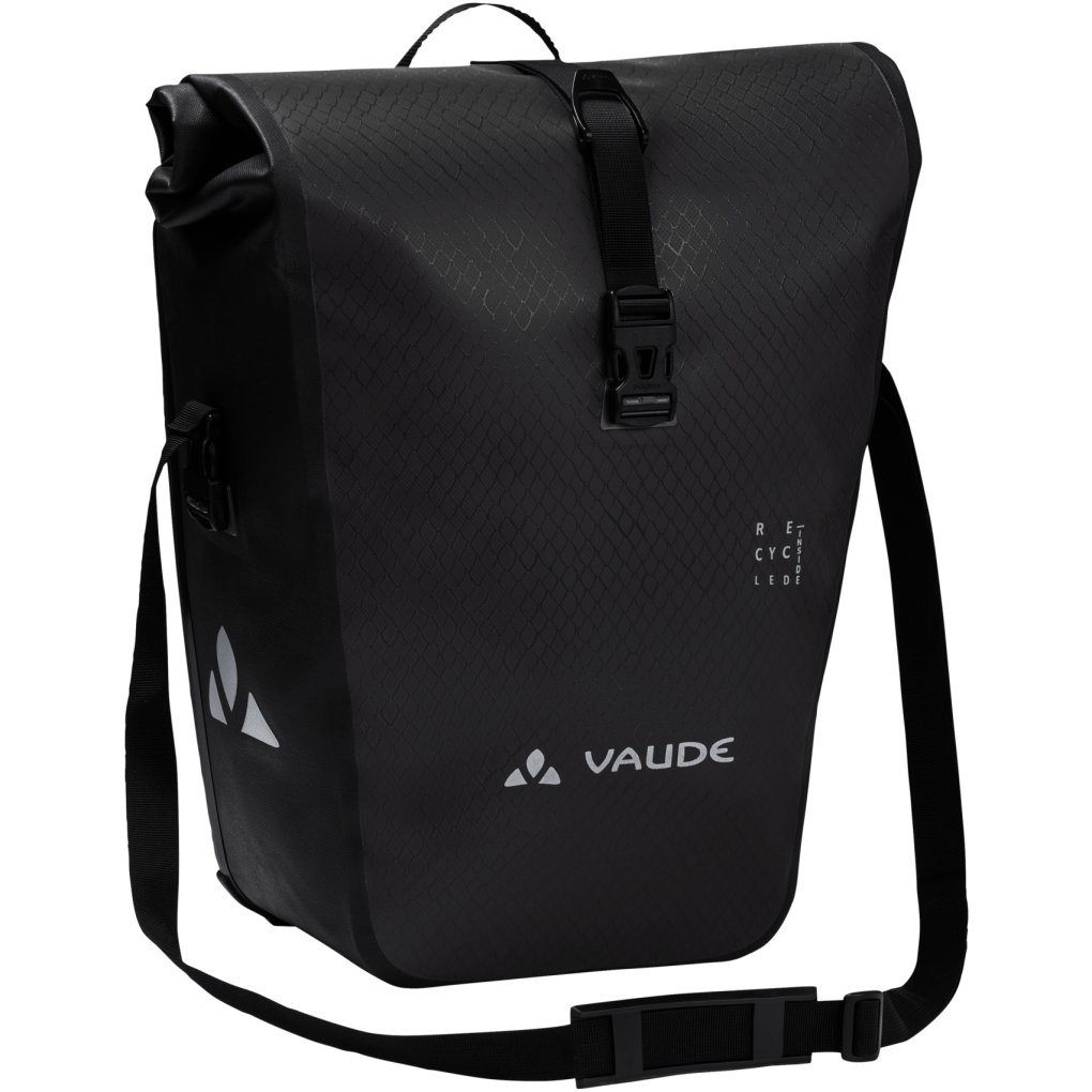 Vaude Aqua Back Single Bike Pannier (rec) - 24L - black