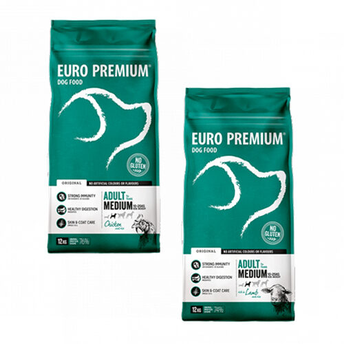 Euro-Premium Adult Medium - Chicken & Rice - 12kg