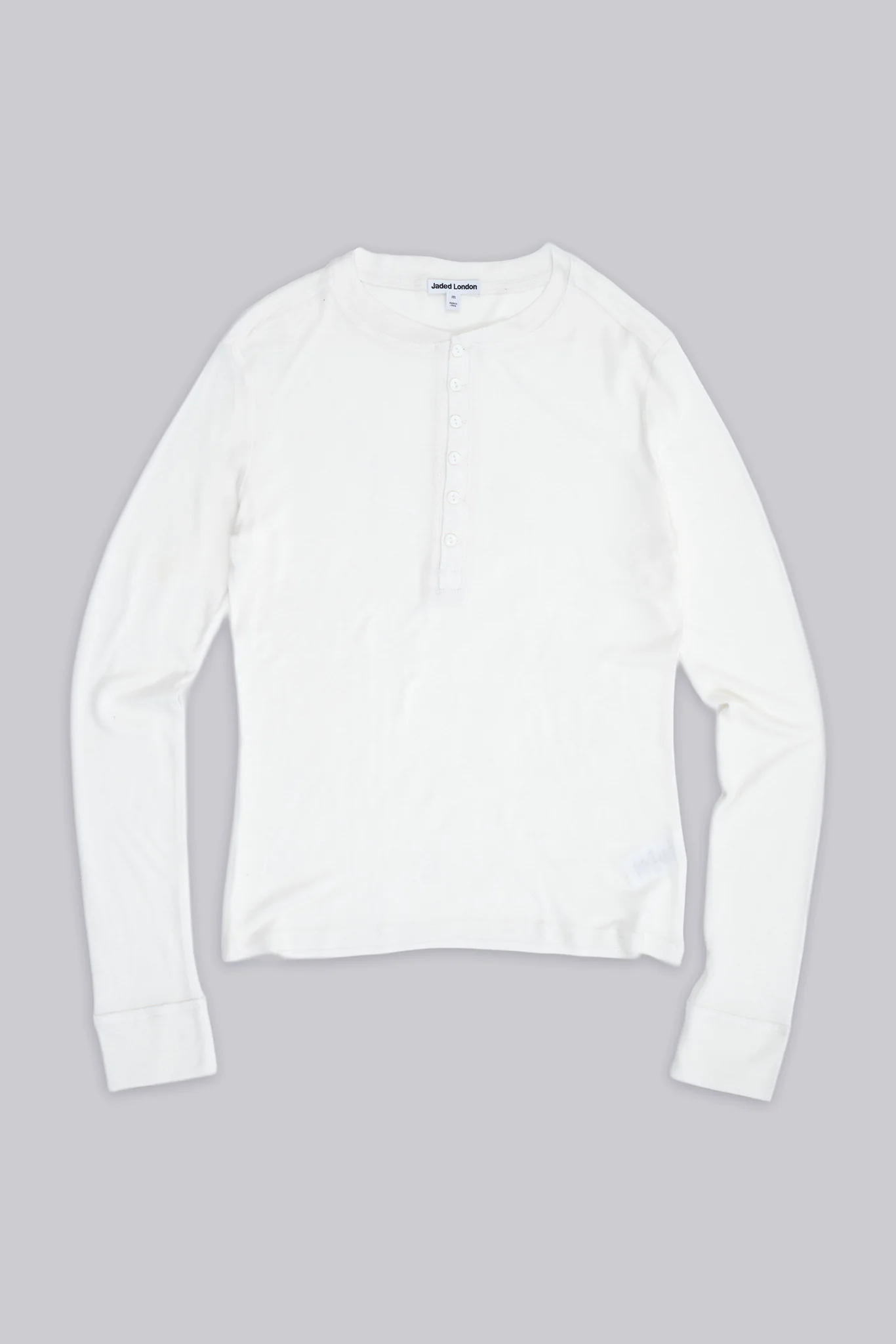 White Haze Henley Top