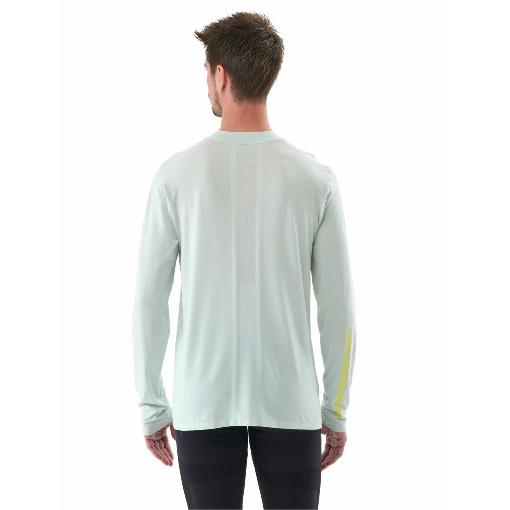 Compressport Performance Running Longsleeve Shirt Men - ice flow/poseidon
