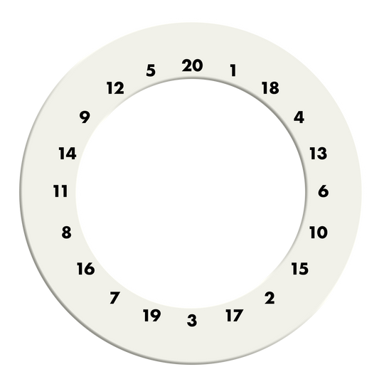 HD Numbers Dartboard Surround - Custom Colors