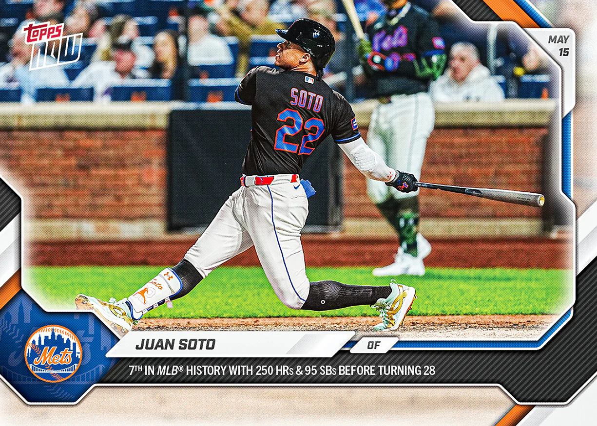 Juan Soto - 2026 MLB Topps NOW® - Card 205 - PR: 869