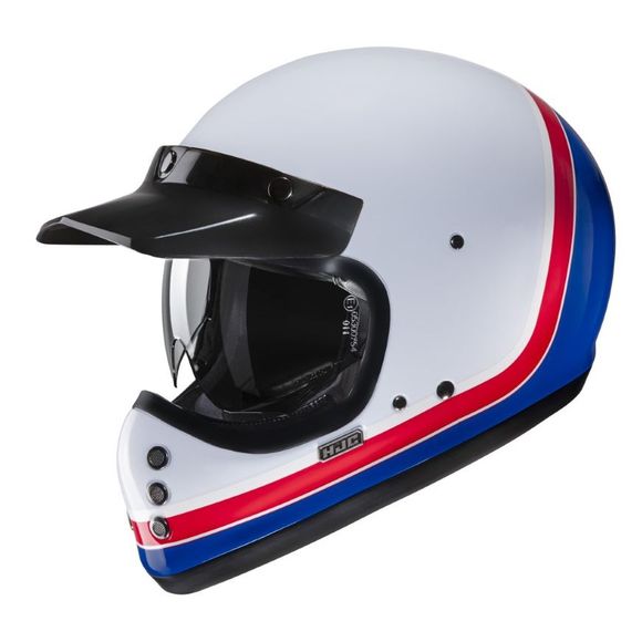 HJC V60 full face helmet - SCOBY - Blue / RedRef: HJ0917
