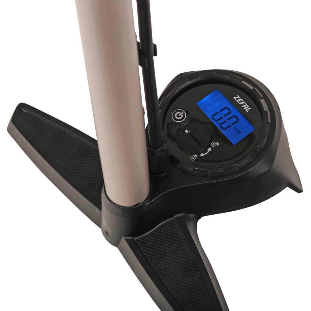 Zéfal Profil Max FP65 Z-Switch Floor Pump - silver