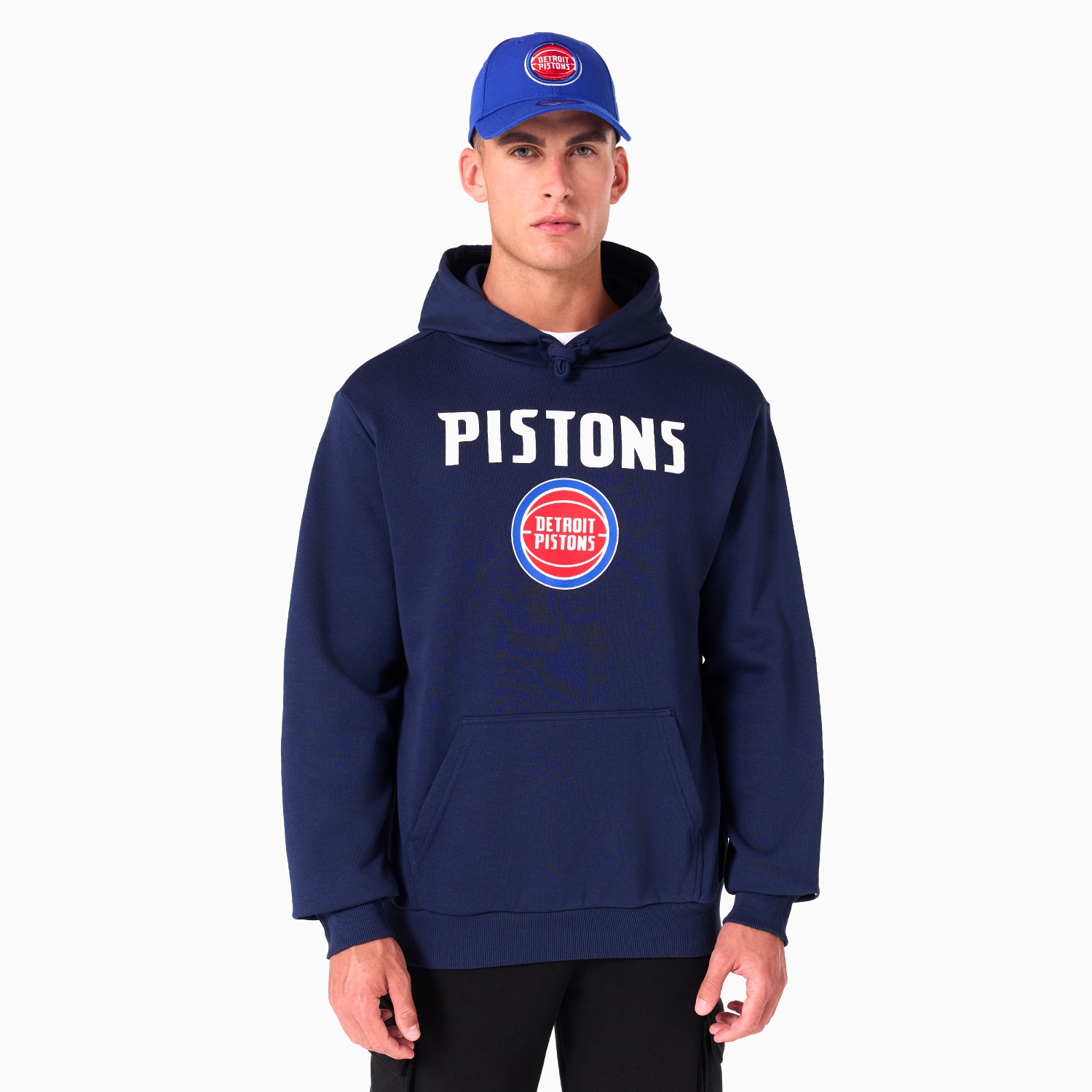 Detroit Pistons Team Logo Hoodie NBA Sweatshirt