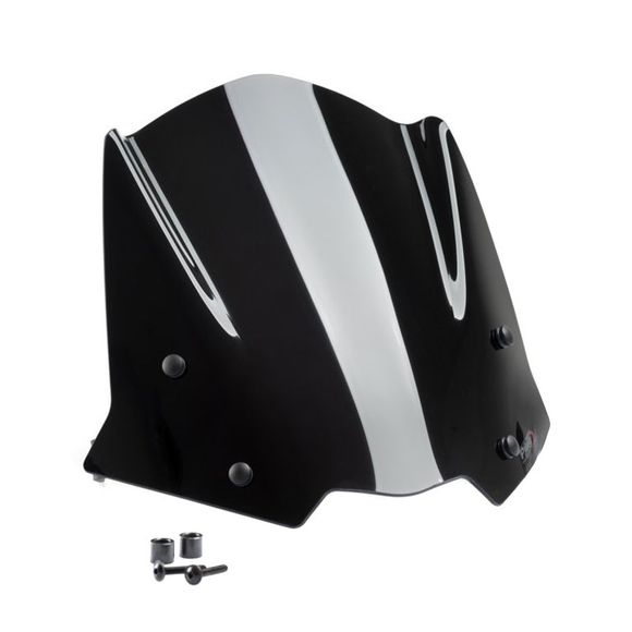 Puig SPORT windshield for S-R-RS version - BlackRef: 20432