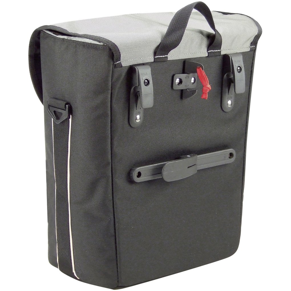 KLICKfix Cita Vario 0264VAR Bike Pannier - 18L - black/silver