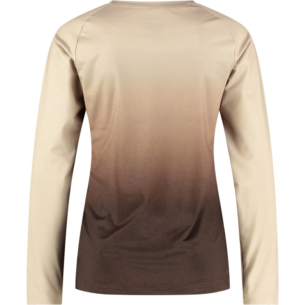 Shimano Saiko Printed Long Sleeve Jersey Women - feather beige