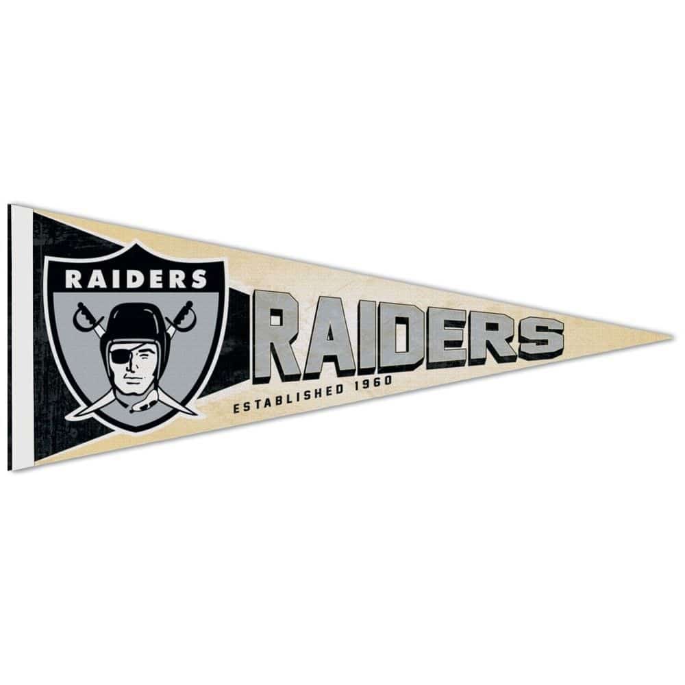 Oakland Raiders Premium Throwback NFL Pennant