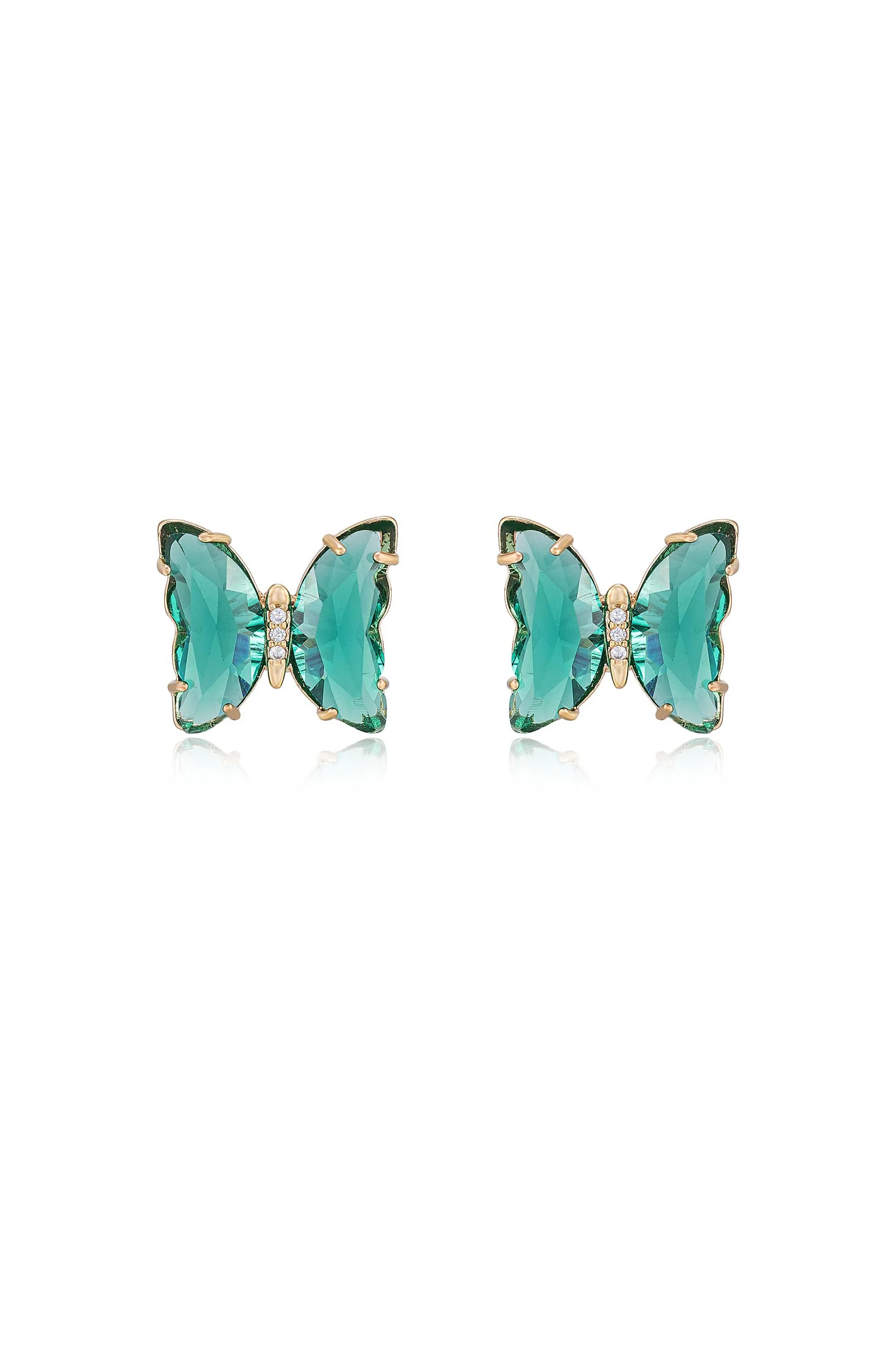 Flutter Away Crystal Earrings