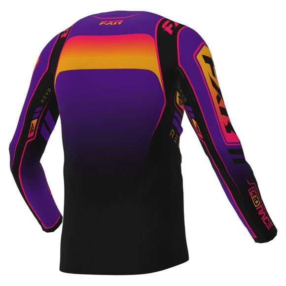 FXR REVO ALPHA TWILIGHT 2026 cross jersey - Black / PurpleRef: FXR1629
