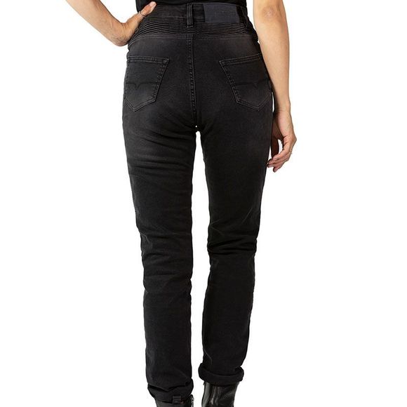 Jean Moto John Doe BETTY BIKER LONGUEUR 34 - Slim - NoirRef : JDE0075