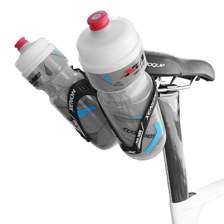 XLAB Mini Wing 105 Bottle Cage Set - black