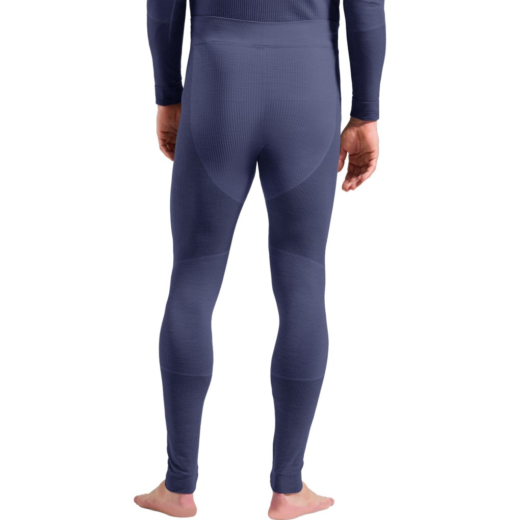 Odlo Seamless Performance Wool Base Layer Bottoms Men - skipper blue