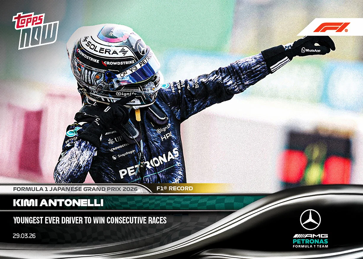 Kimi Antonelli - 2026 Formula 1® Topps NOW® - Card 22 - PR: 18223