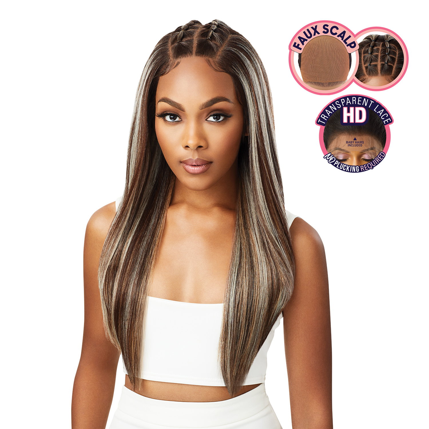 Outre HD Lace Front Wig Perfect Hairline Fully Hand-Tied 13X6 Lace Wig Jaylani