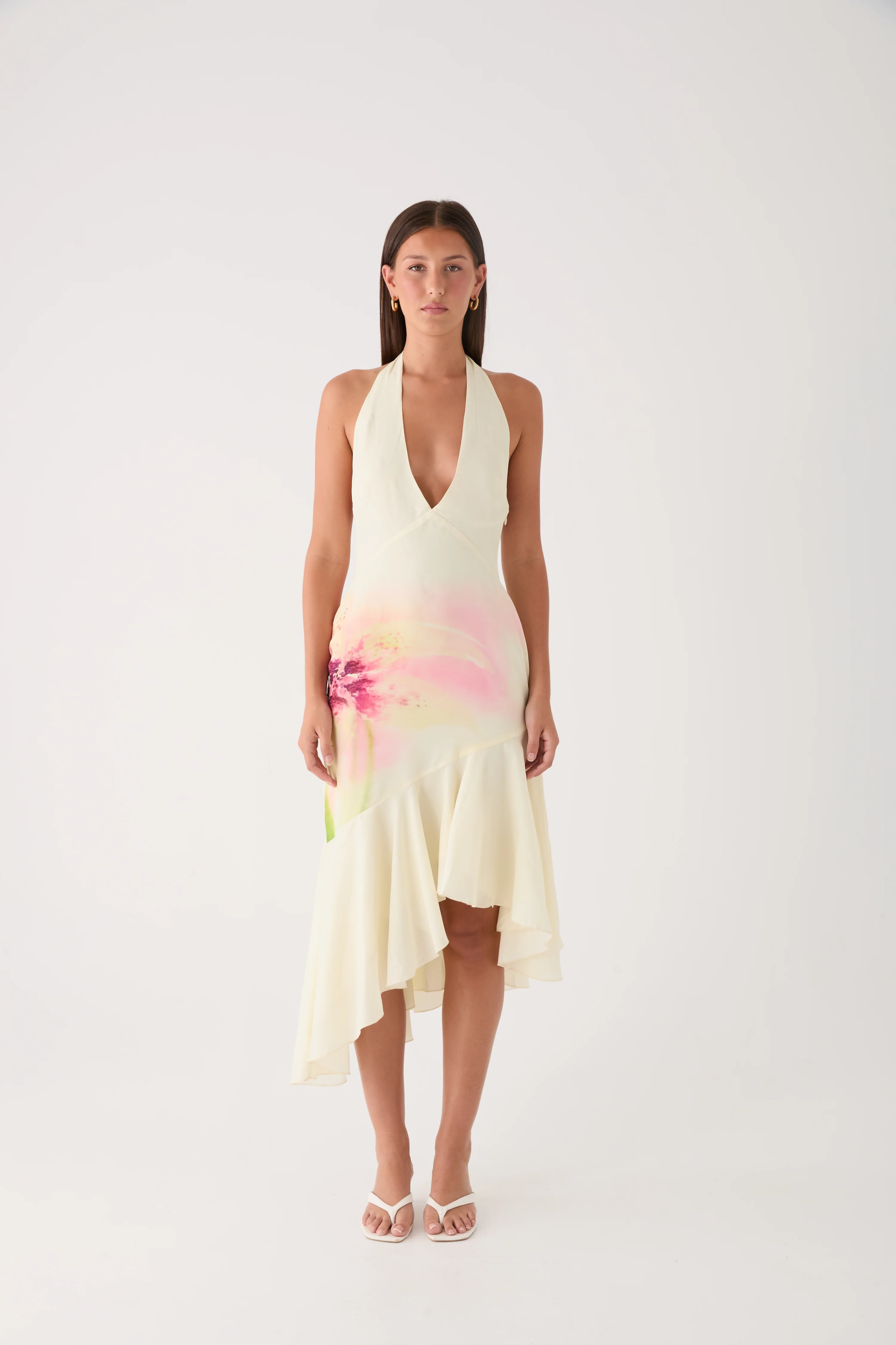 Darline Midi Dress - Soft Lily