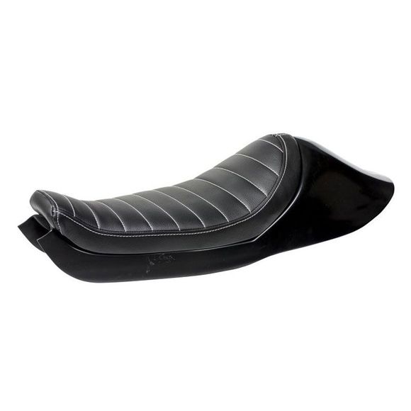 Highway Hawk Sportster Café Racer comfort saddle for Harley Davidson Universal - BlackRef: hig0046 / c537-0011b