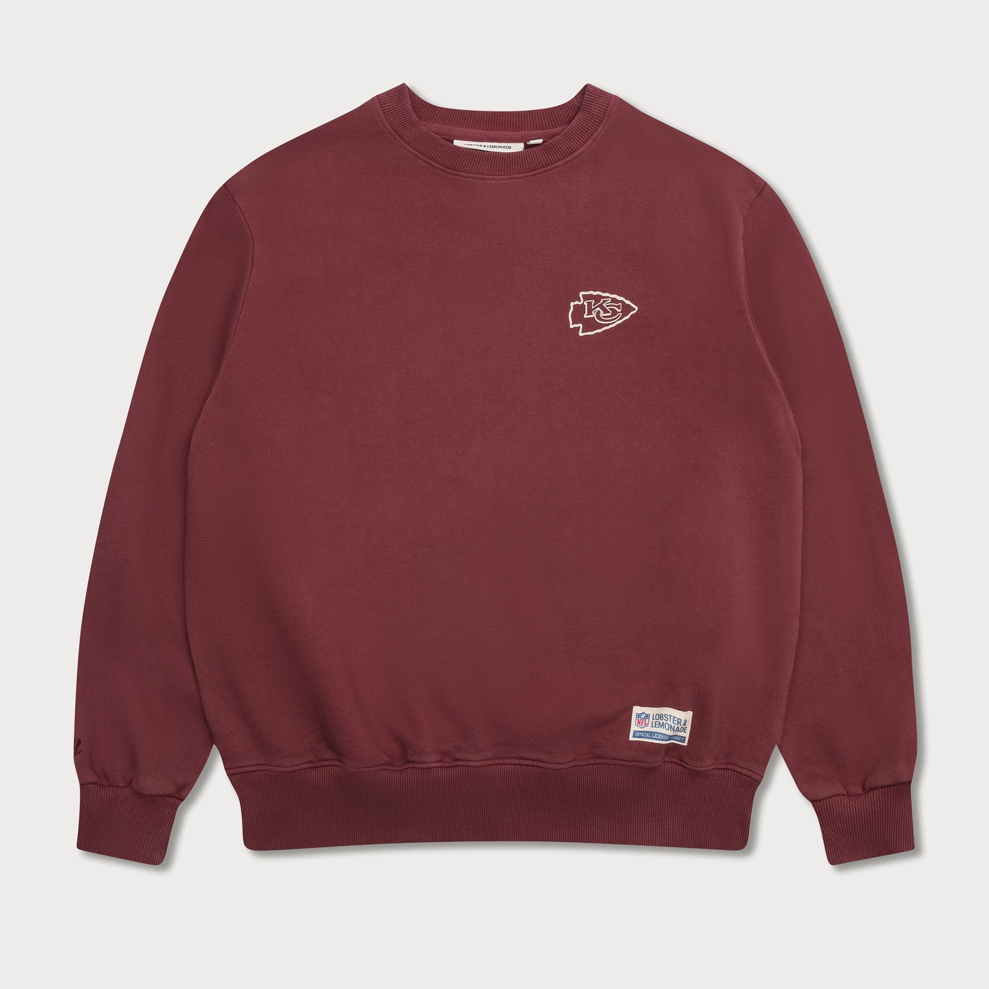 Kansas City Chiefs L&L '96 Classics NFL Crewneck Sweater Maroon