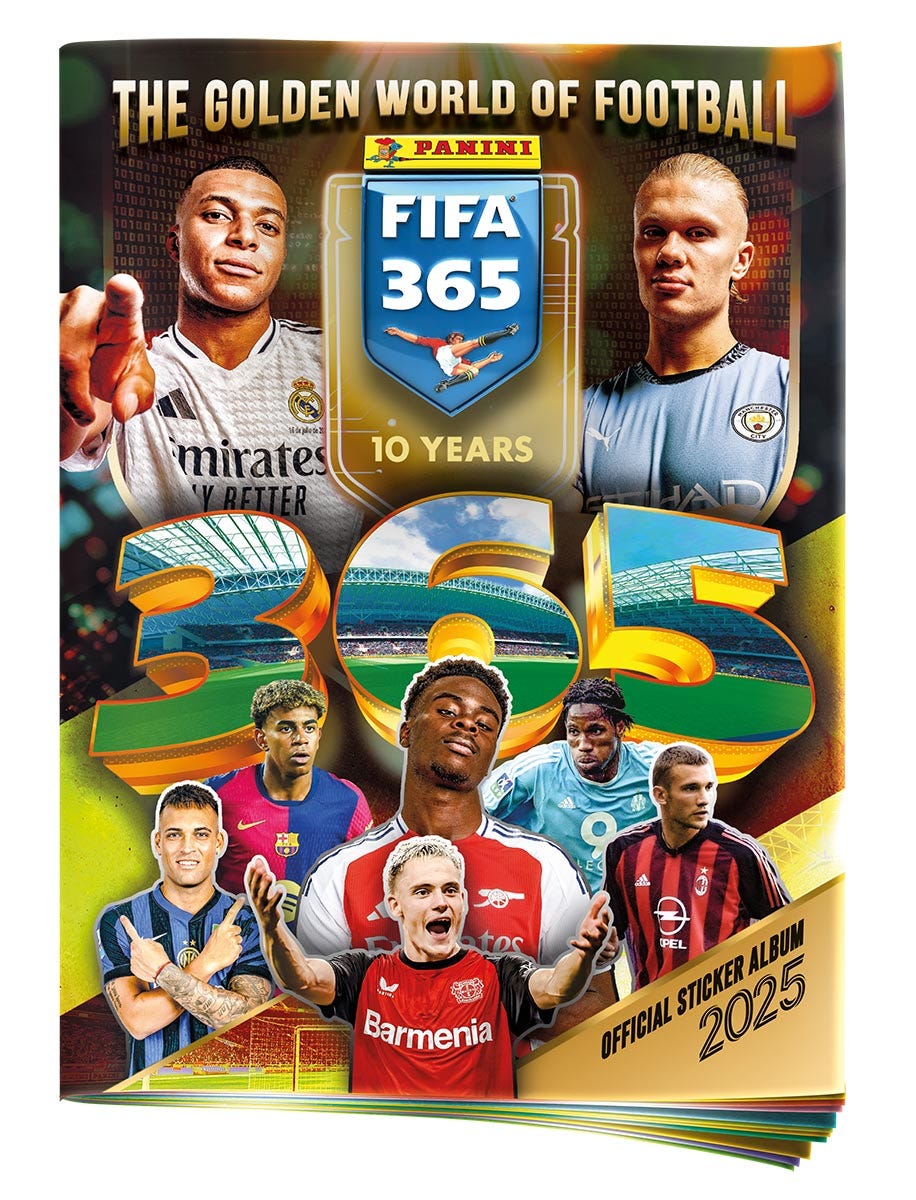 Panini FIFA 365™ 2025 Sticker collection - missing stickers