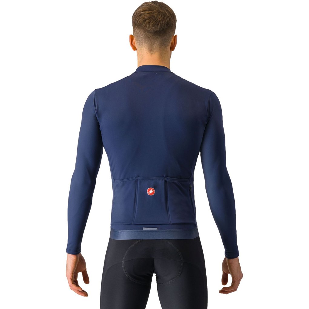 Castelli Espresso Thermal Jersey Men - belgian blue 424