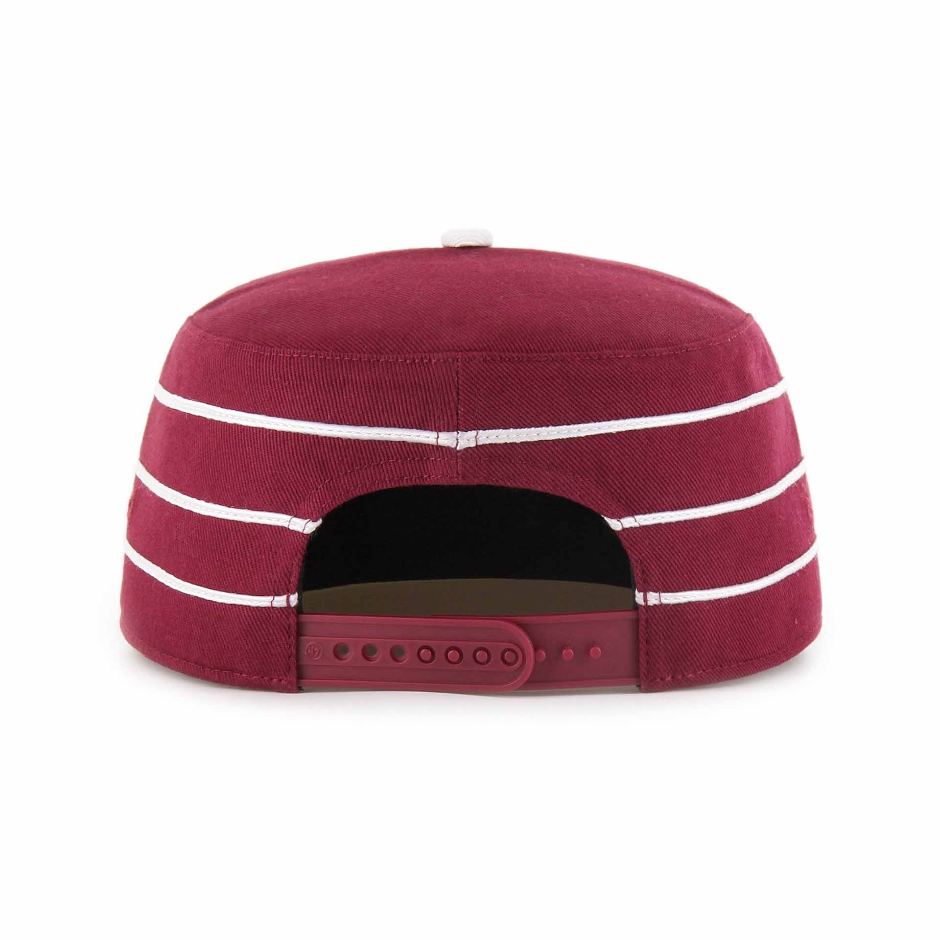 Philadelphia Phillies Cooperstown Golden Age MLB '47 Adjustable Pillbox Cap Burgundy