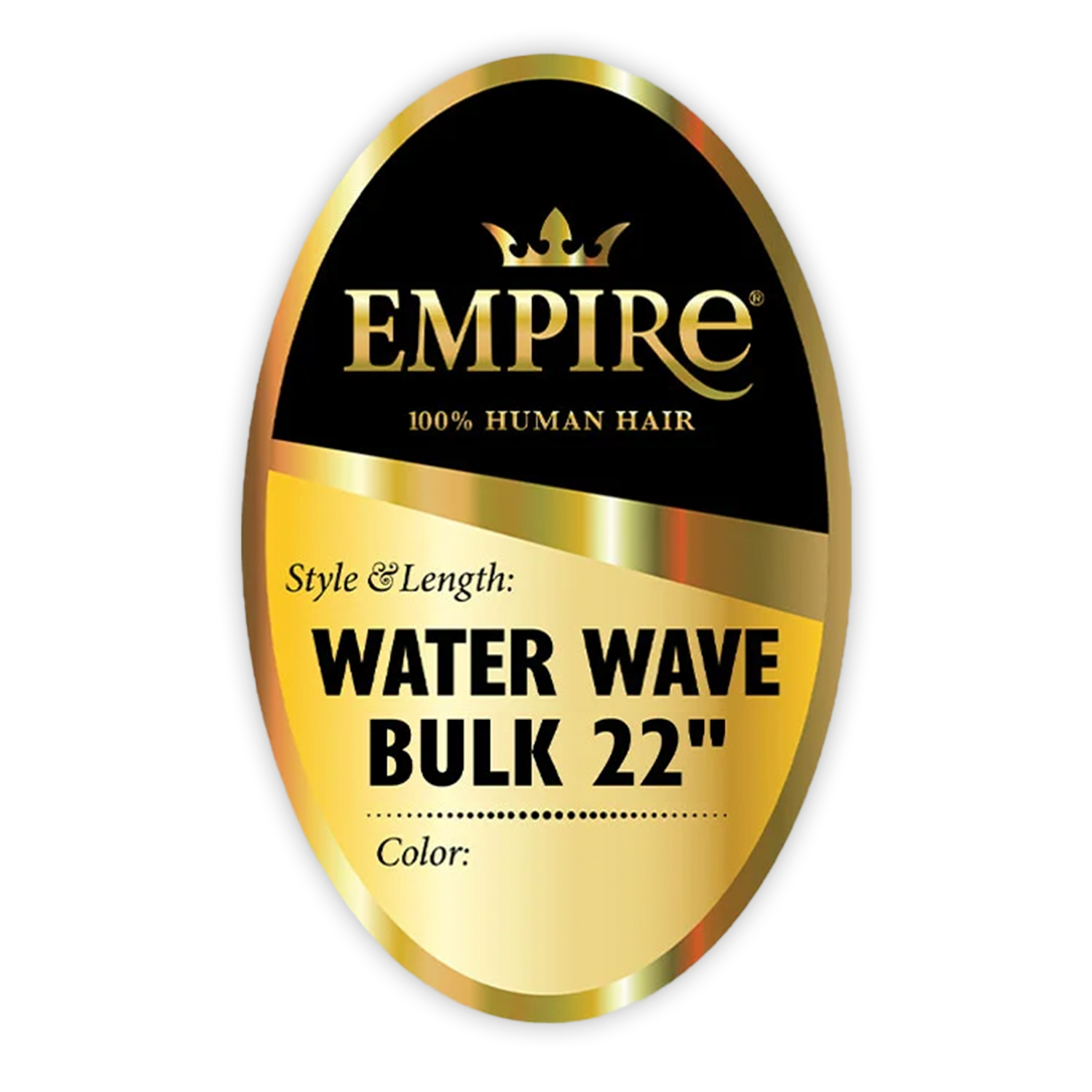 Sensationnel Human Hair Braids Empire Water Wave Bulk 22